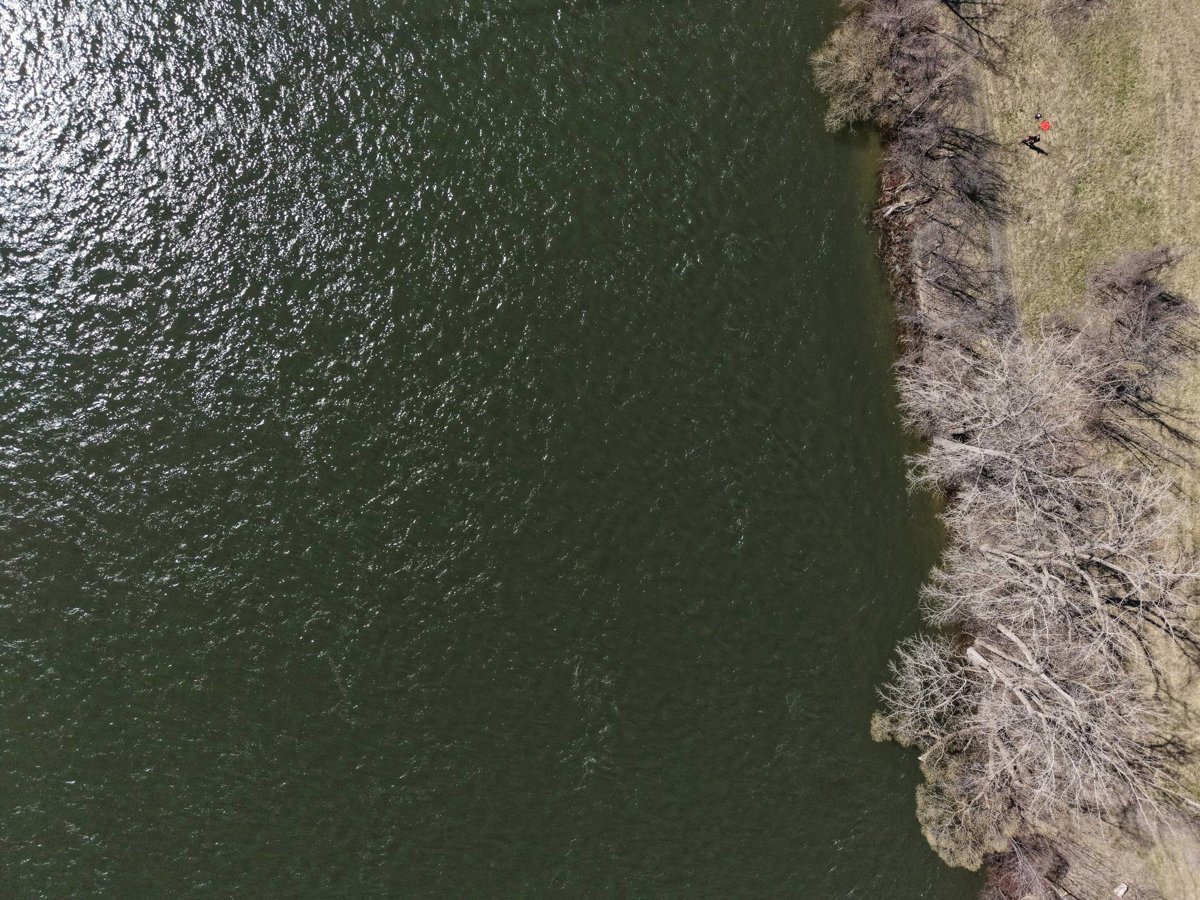 Drone 3d model of Pont Michel Chartrand Chemin Ste Therese in des patriotes Aerial drone 3d model in Richelieu, Qc, CA