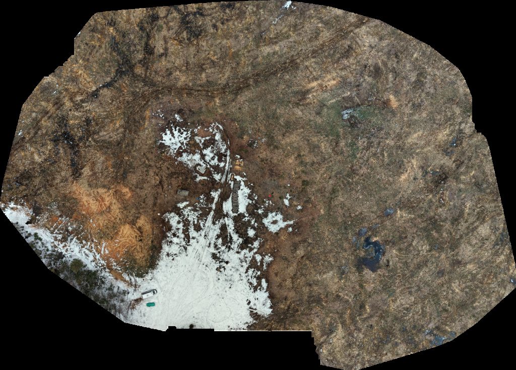Drone map of Poste Magnan Le Petit Castor in du gros bonheur Aerial drone map in Sainte-Julienne, Qc, CA