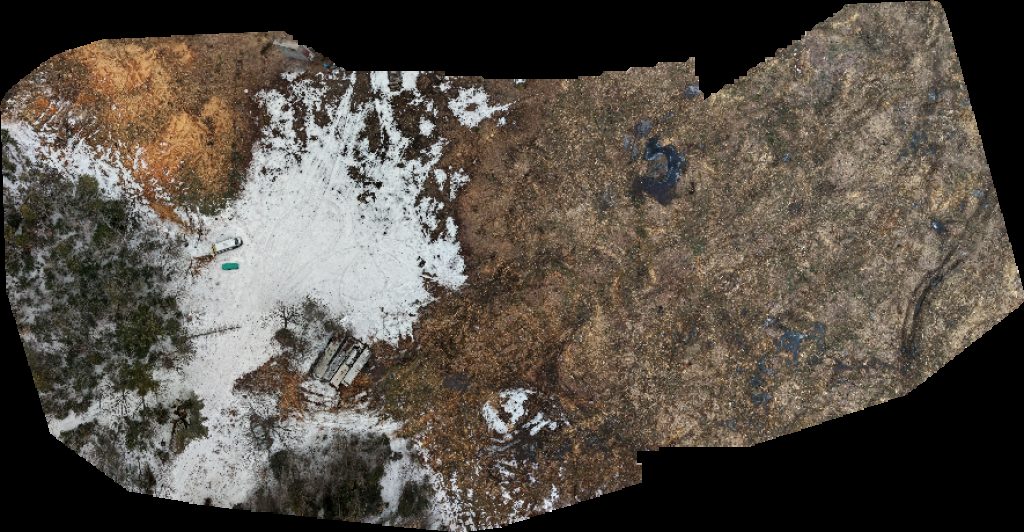Drone map of Poste Magnan Le Petit Castor in du gros bonheur Aerial drone map in Sainte-Julienne, Qc, CA