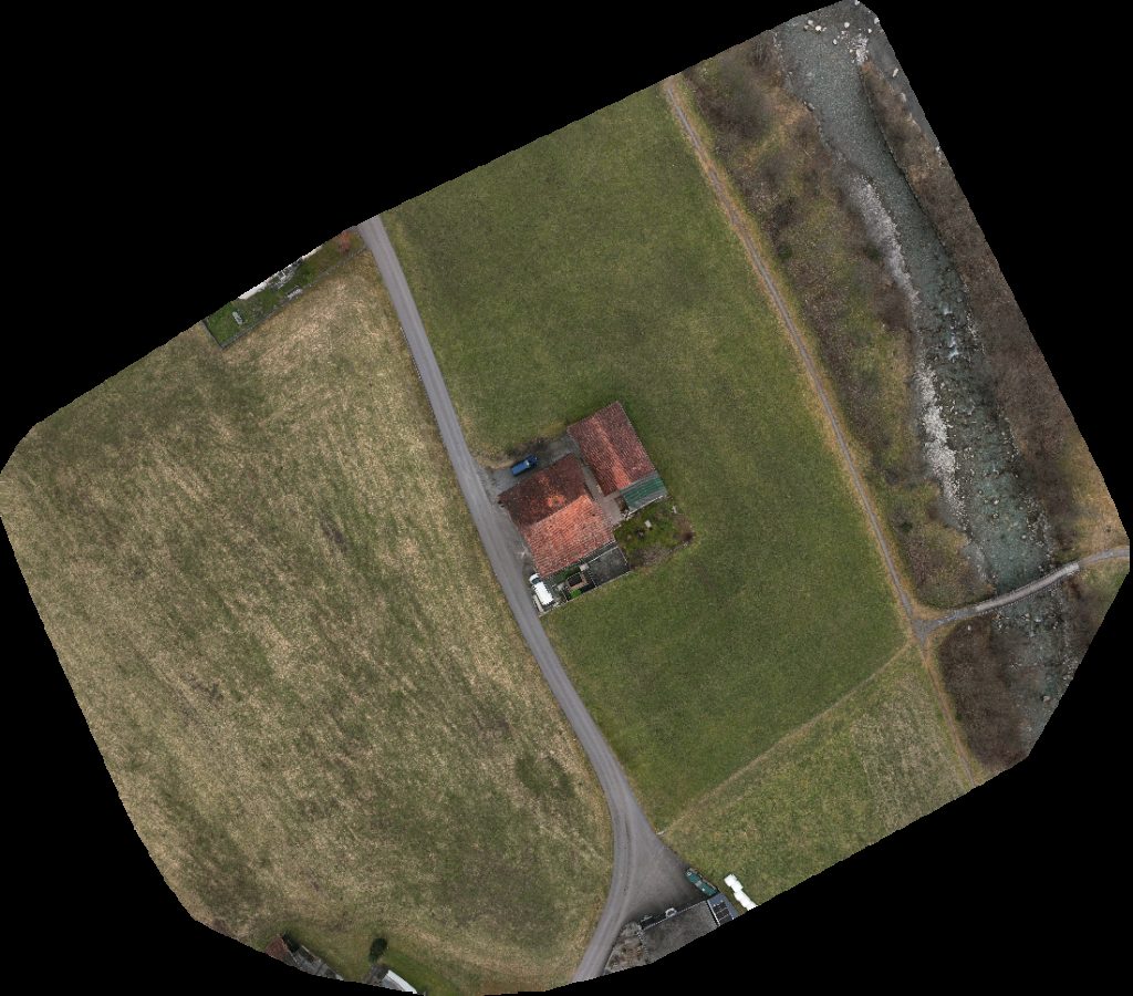 Drone map of Wyss Hans M KNimmo AG in innertkirchen kraftwerk Aerial drone map in Innertkirchen, Be, CH
