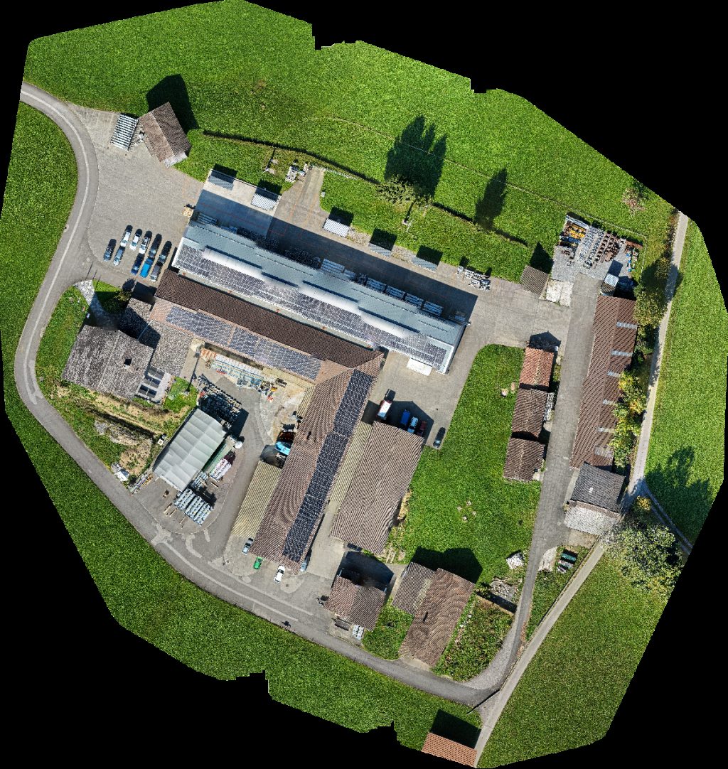 Drone map of Wyssen Seilbahnen AG Avalanche Control in reichenbach i k Aerial drone map in Reichenbach im Kandertal, Be, CH