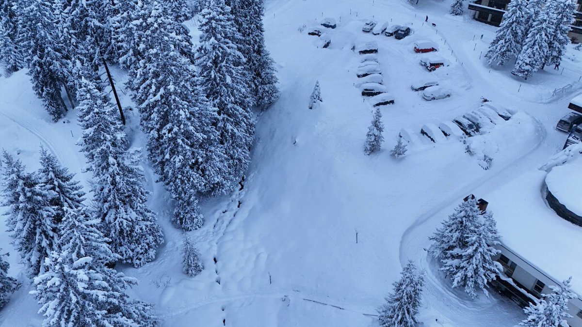 Drone 3d model of El Grito Sports Alpine Club Ferienwohnung für 4 Personen 54 m in in by arosa holiday Aerial drone 3d model in Arosa, Gr, CH