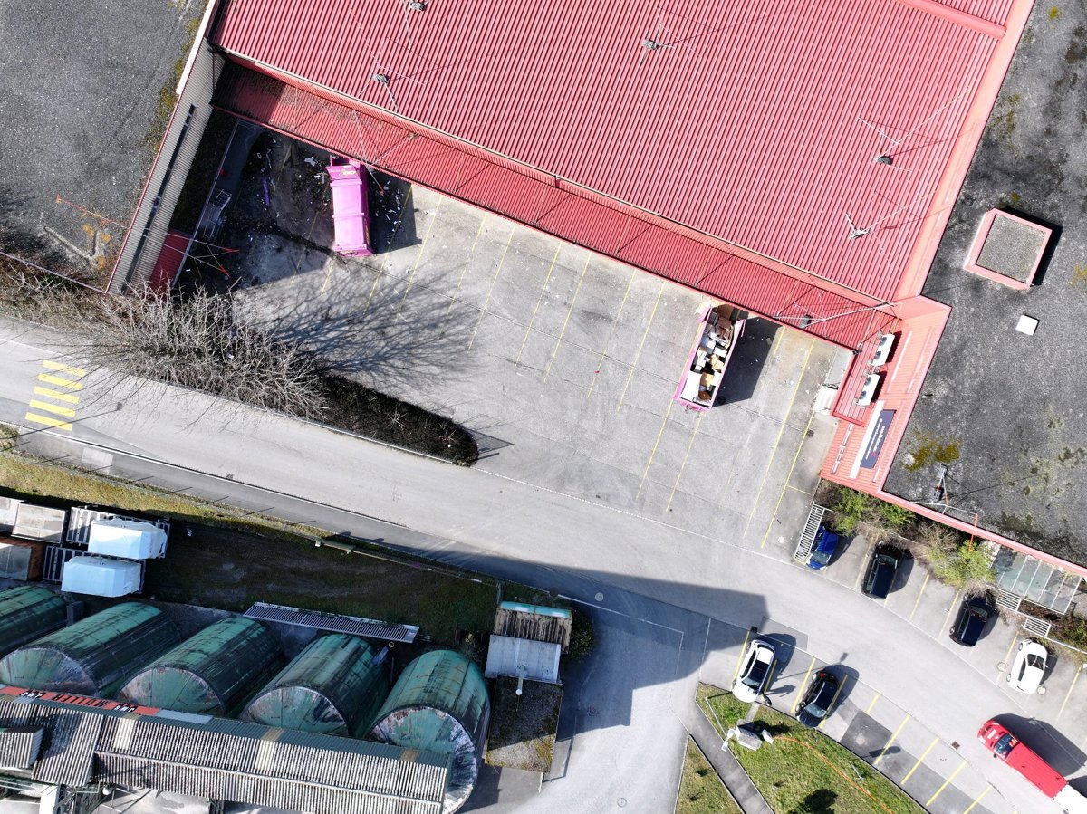 Drone 3d model of Lenz AG Mömax 37 Aerial drone 3d model in Freienbach, Sz, CH