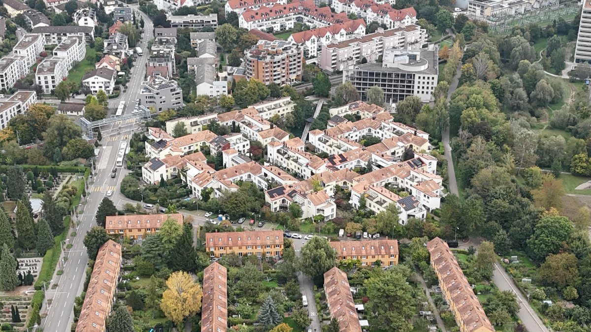 Drone 3d model of Elektro Dittli AG Walter Sieber Aerial drone 3d model in Zürich, Zh, CH