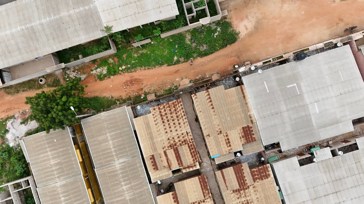 Thumbnail preview for 3D Drone Model of Supérette Yad Route De Man Résidence Hôtel in Daloa, Sassandra-Marahoué District, Côte d'Ivoire