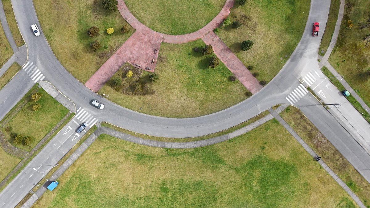 Drone 3d model of Rotonda Avenida Austral Regularice Aerial drone 3d model in Puerto Montt, Los Lagos, CL