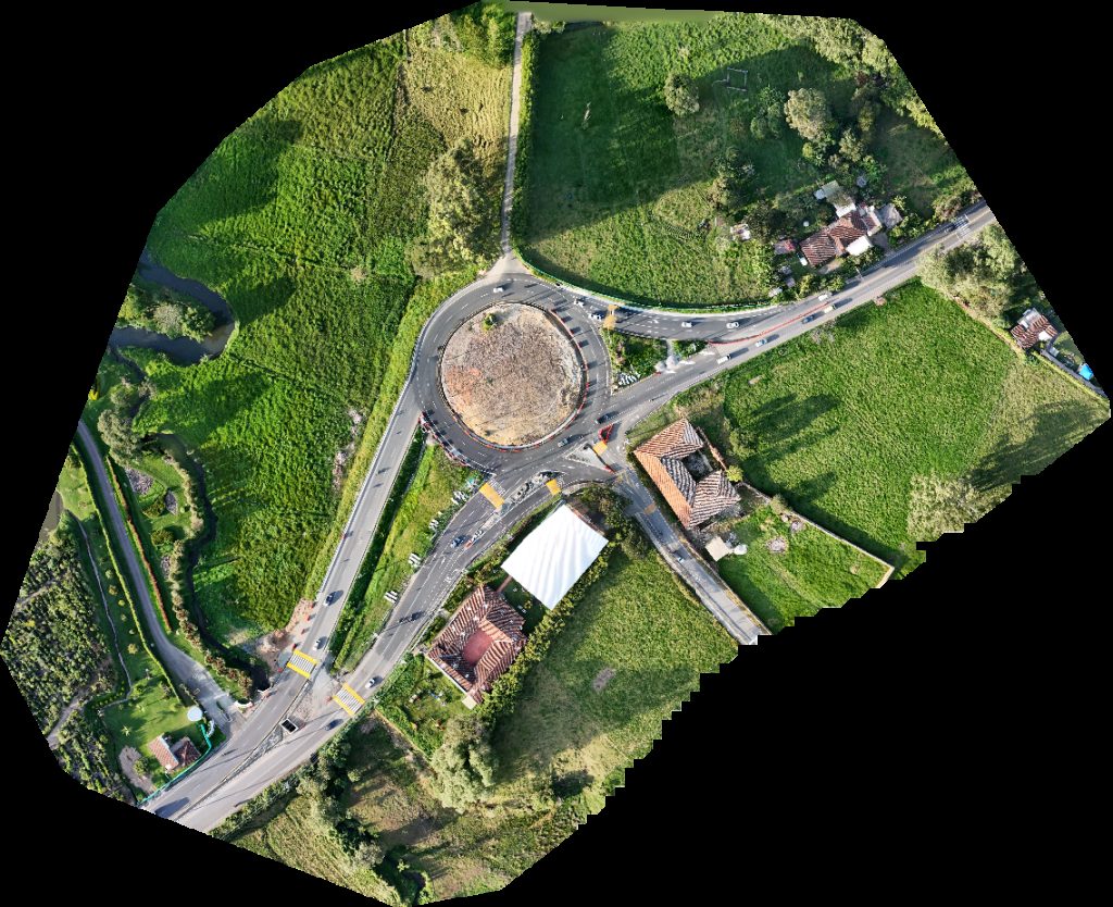 Drone map of Roundpoin Virtual Escuela Maria Esteve in el mundo de Aerial drone map in La Ceja, Antioquia, CO