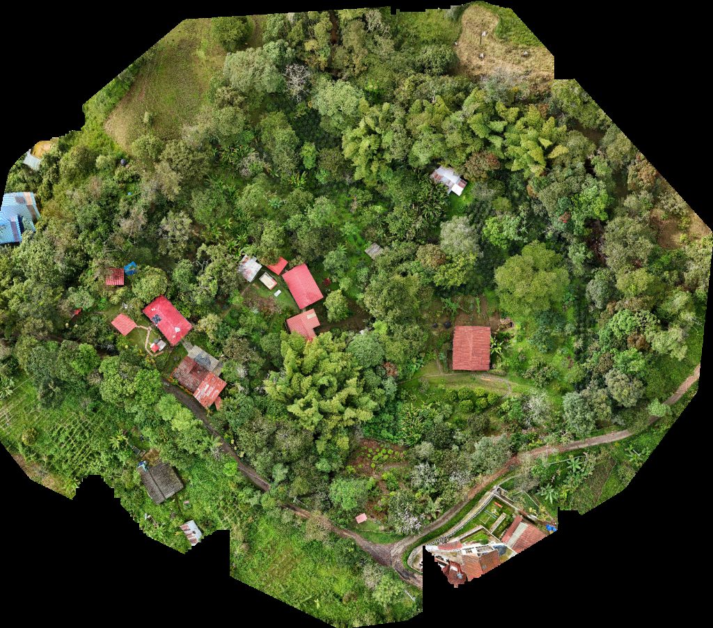Drone map of Centro de investigación Colibrí Gorriazul Finca El Naranjito in finca la Aerial drone map in Fusagasugá, Cundinamarca, CO