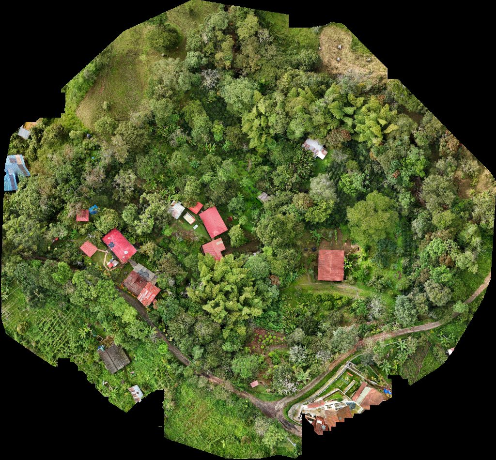 Drone map of Centro de investigación Colibrí Gorriazul Finca El Naranjito in finca la Aerial drone map in Fusagasugá, Cundinamarca, CO