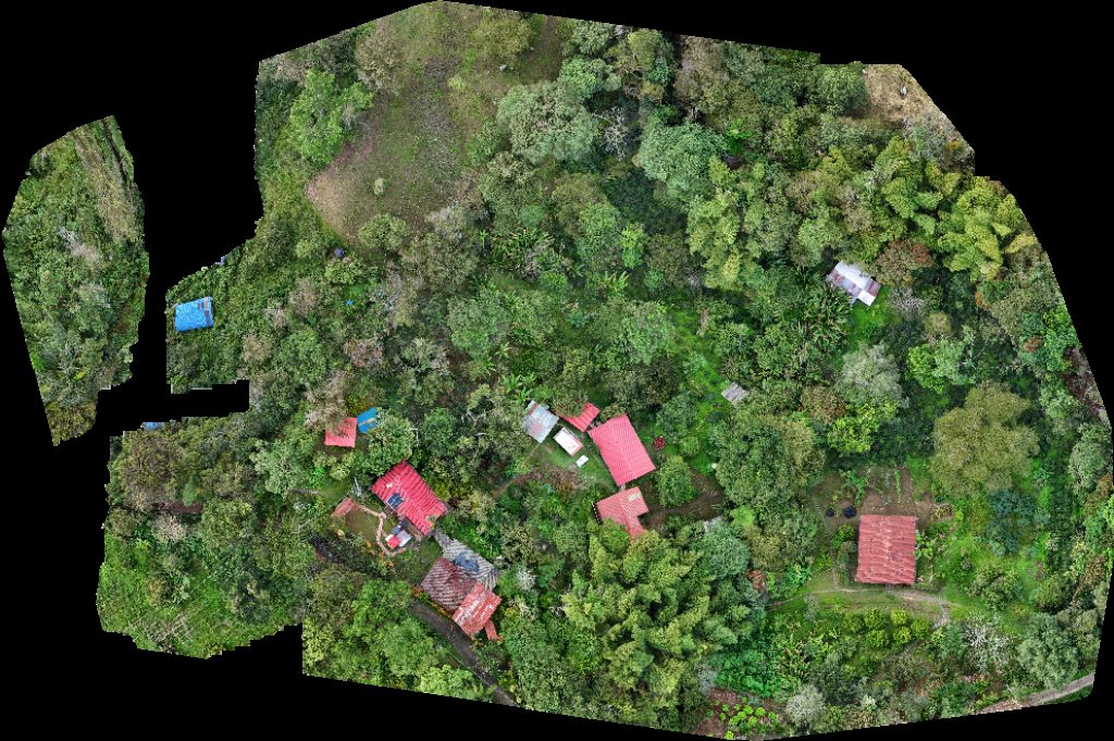 Drone map of Centro de investigación Colibrí Gorriazul Finca El Naranjito in finca la Aerial drone map in Fusagasugá, Cundinamarca, CO