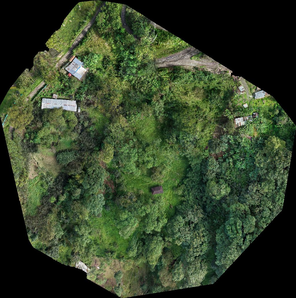 Drone map of Lindero de finca casa loma en alto EL MIRADOR DEL TEQUENDAMA in finca de descanso Aerial drone map in La Mesa, Cundinamarca, CO