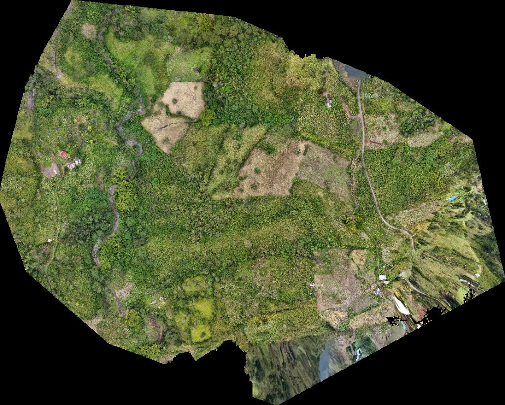 Drone map of Hospedaje miraflores Finca La Palma in finca la Aerial drone map in Quipile, Cundinamarca, CO