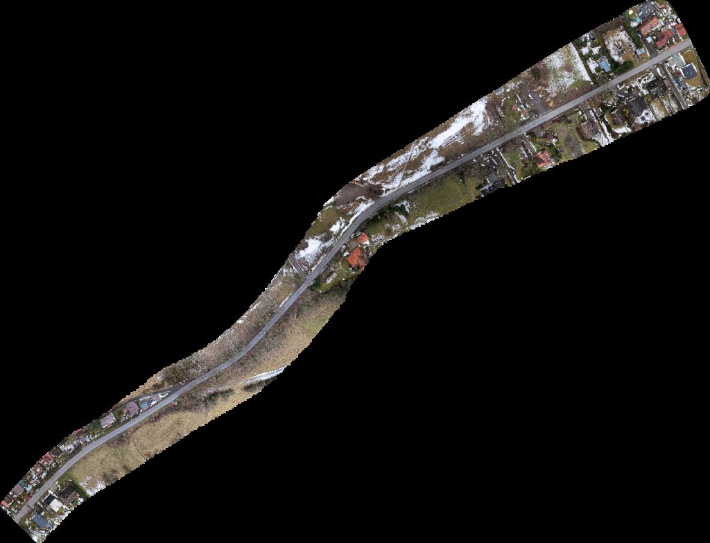 Drone map of Vodojem Pískovcový kříž in s r o Aerial drone map in Lomnice nad Popelkou, Liberec Region, CZ