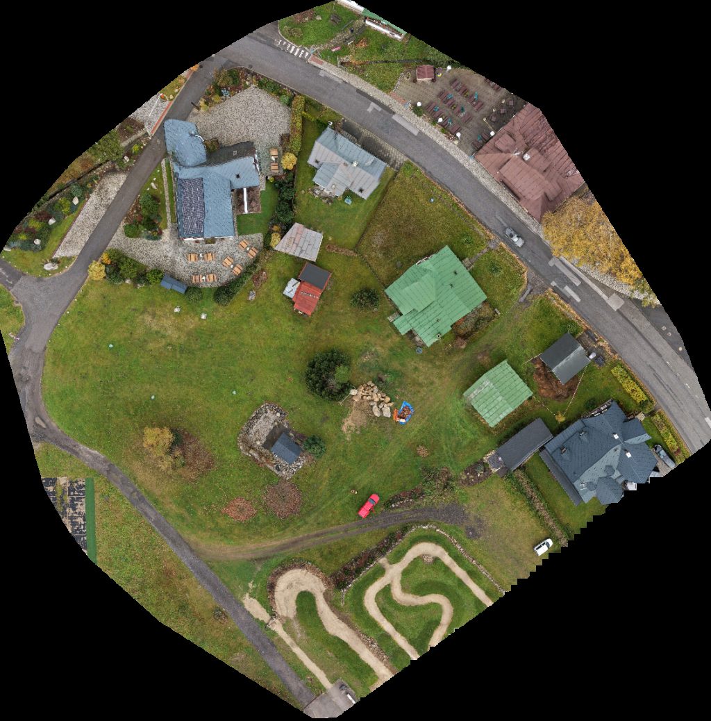 Drone map of BikePark Penzion Ubytování Unterkunft in 255 Aerial drone map in Harrachov, Liberecky Kraj, CZ