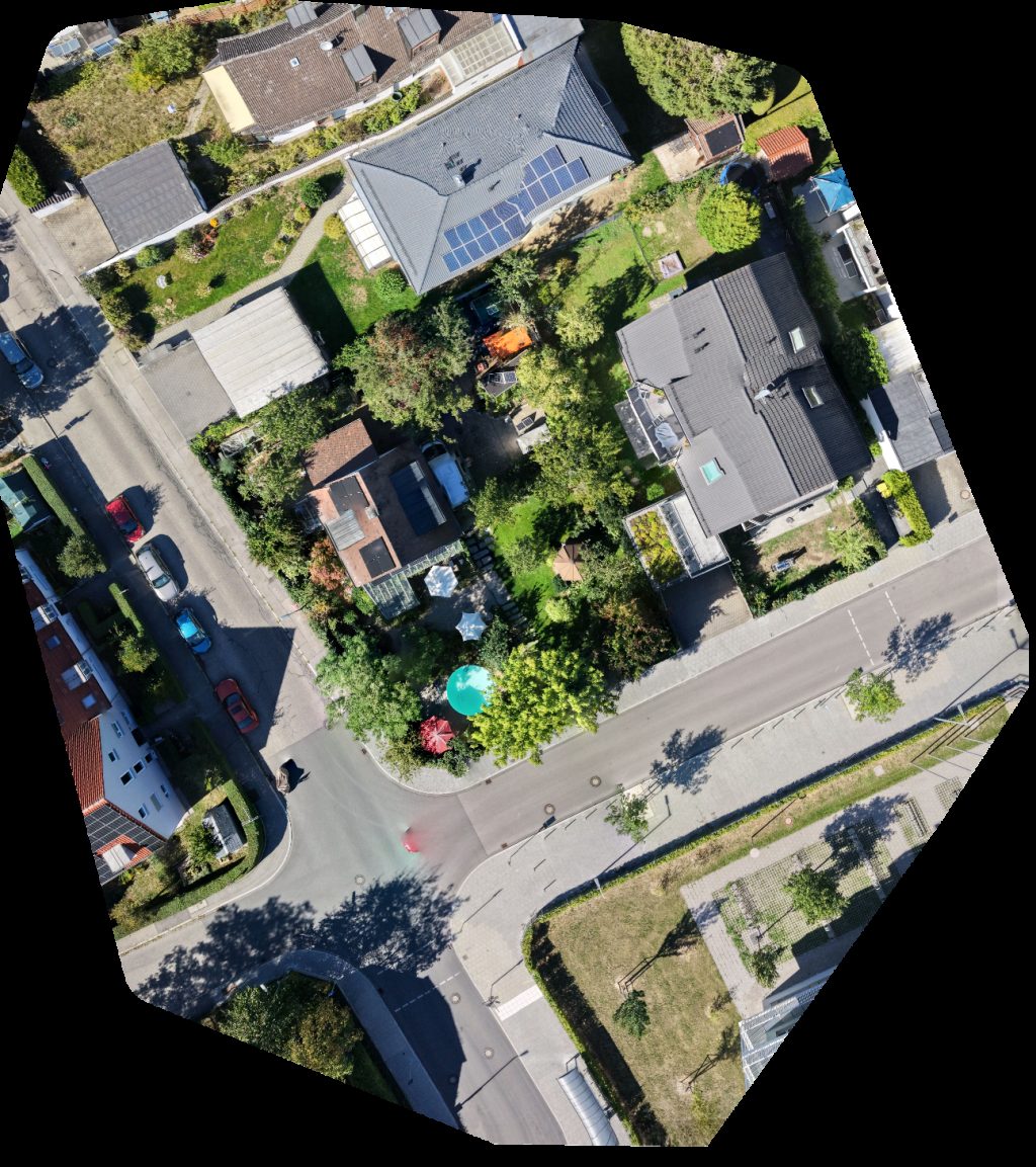 Thumbnail preview for Drone Map of Gartenplanung Gartendesign Renate Waas Pasinger Heuweg in München, Bayern, Germany