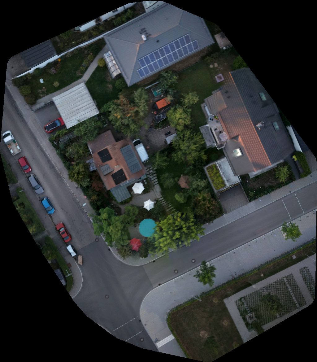 Thumbnail preview for Drone Map of Gartenplanung Gartendesign Renate Waas Pasinger Heuweg in München, Bayern, Germany