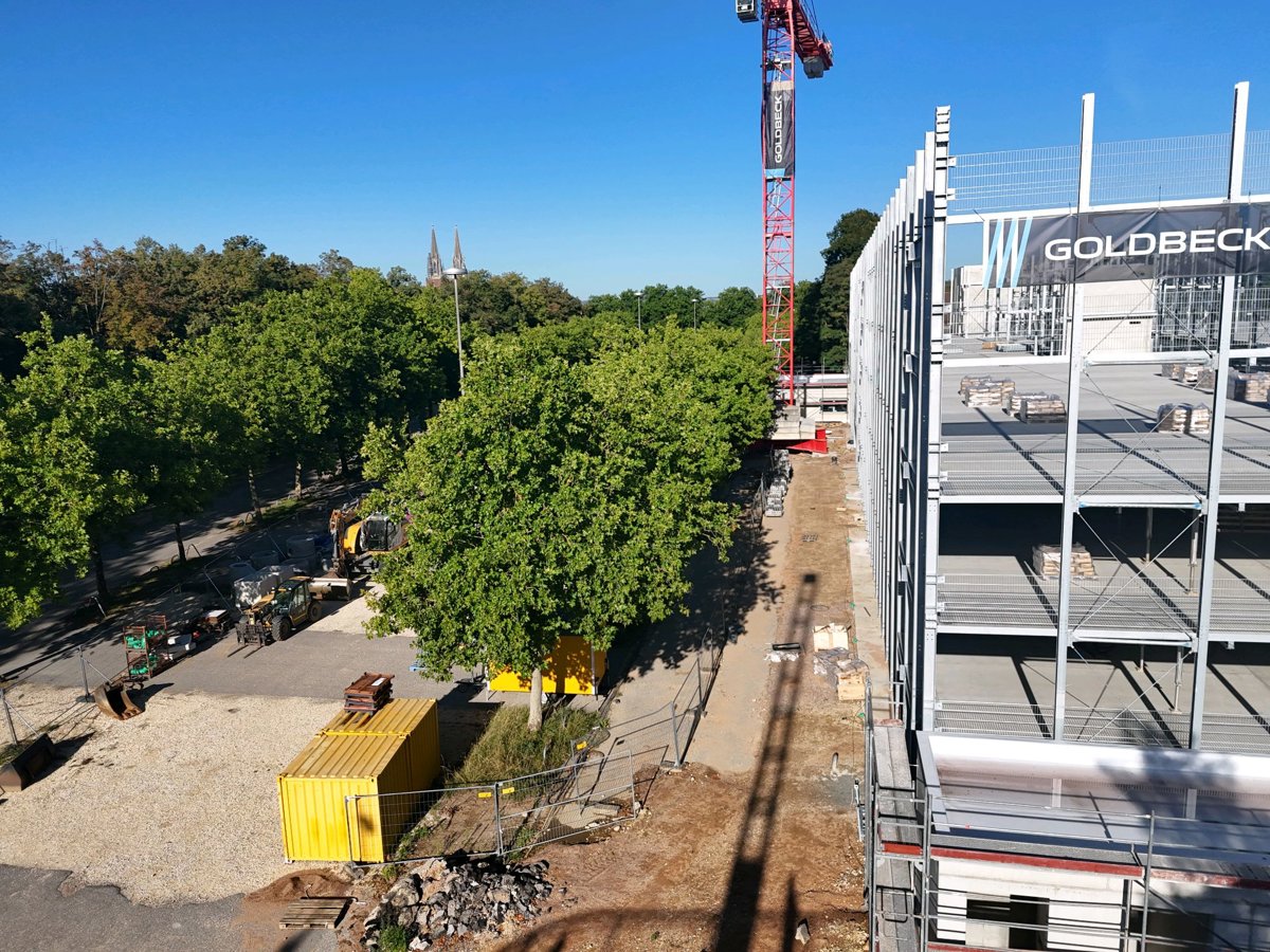 Thumbnail preview for 3D Drone Model of Rewag Charging Station Nibelungenbrücke in Regensburg, Bayern, Germany