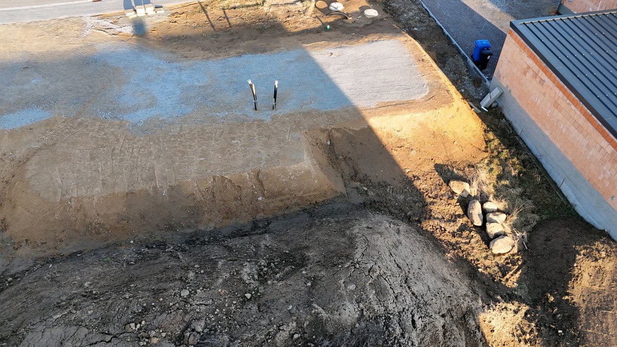 Drone 3d model of Gerüstbau Hastreiter GmbH Friedhof Aerial drone 3d model in Weiding, By, DE