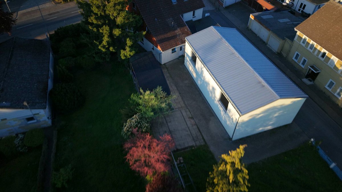 Drone 3d model of Lichtblick The New pharmacy in Vienenburg Aerial drone 3d model in Goslar, Nds, DE