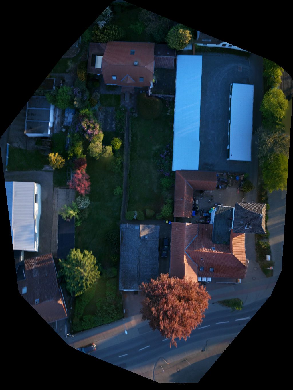 Drone map of The New pharmacy Lichtblick in Vienenburg Aerial drone map in Goslar, Nds, DE