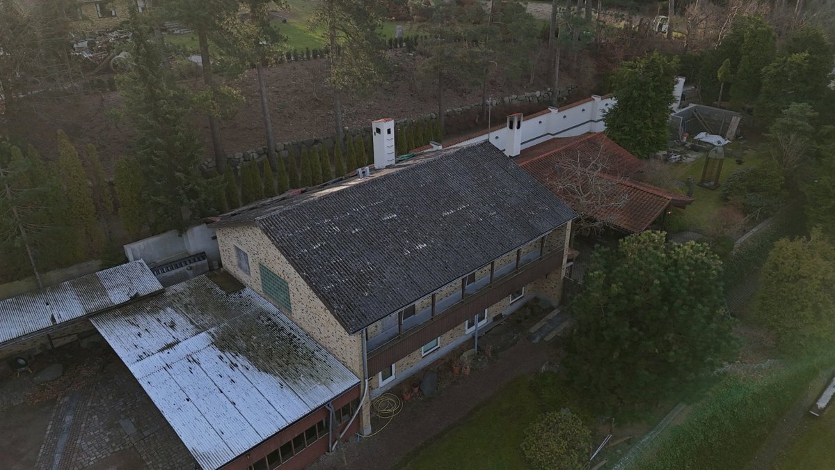 Drone 3d model of Kongevejens Landscaping and Rudersdal Tree Felling Planteskole in birkerød kongevej Aerial drone 3d model in Birkerød, Region, DK