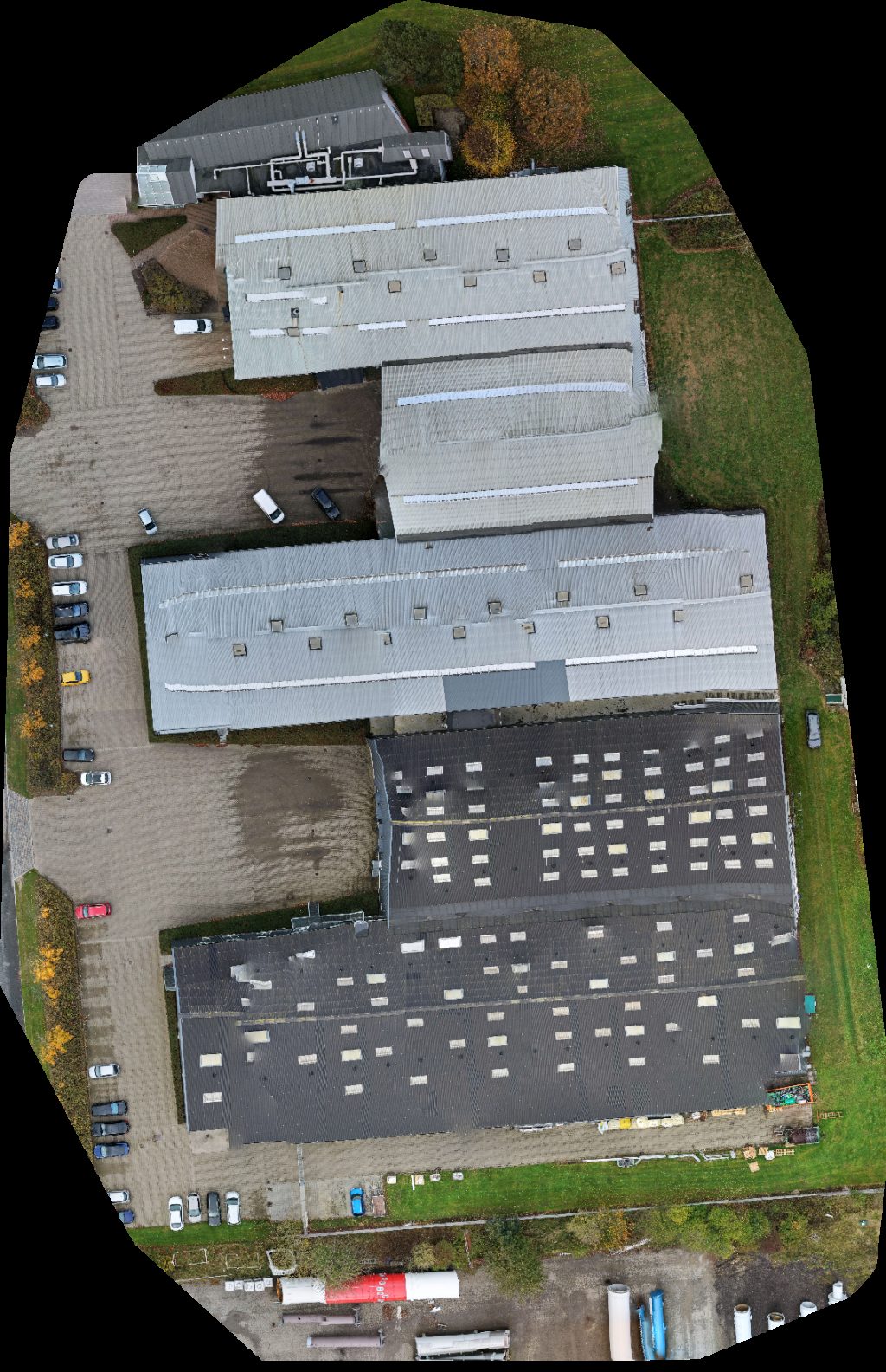 Drone map of Ellepot A S Ellegaard Investment II in Esbjerg N Aerial drone map in Esbjerg, Region, DK