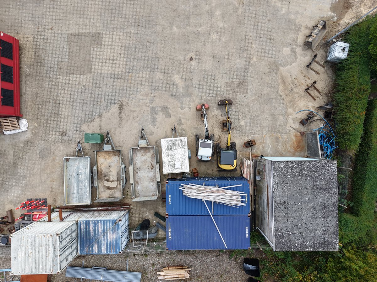 Drone 3d model of Shj Teknik Quick Trans v Søren Thorleif Nielsen Aerial drone 3d model in Tørring, Region, DK