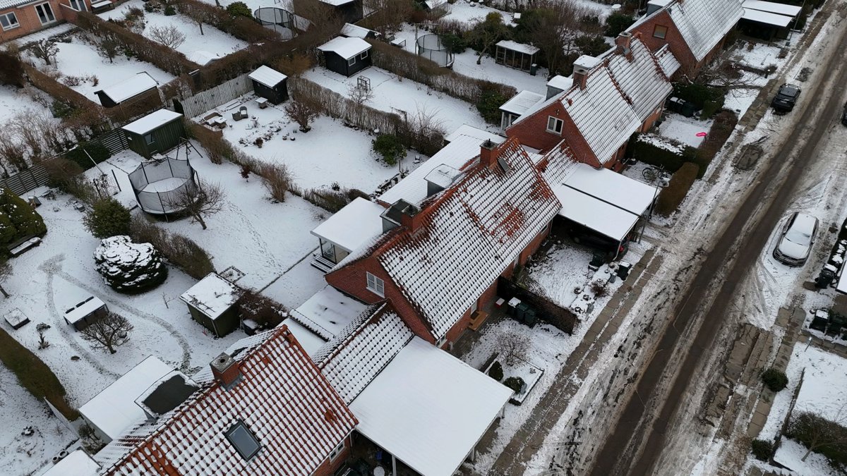 Drone 3d model of Klampenborg Kajak Det Lille Verdens Teater Aerial drone 3d model in Virum, Region, DK