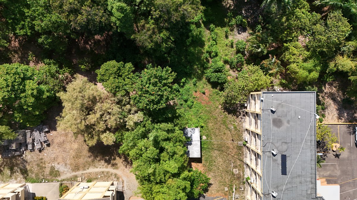 Drone 3d model of Cajero Automatico Banco Polular Public Library Aerial drone 3d model in Cotuí, Sanchez Ramirez, DO
