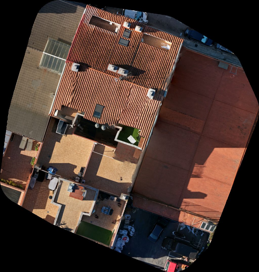 Drone map of PNEUMATICS Reformes Bustos Aerial drone map in La Palma de Cervelló, Ct, ES