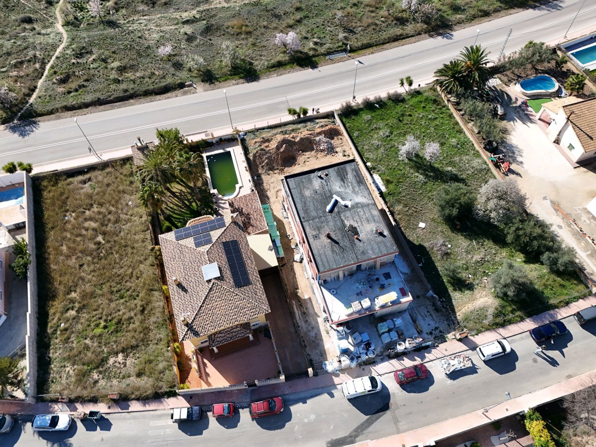 Drone 3d model of Dronil Piva Tattoo Studio in sports field Aerial drone 3d model in Onil, Vc, ES