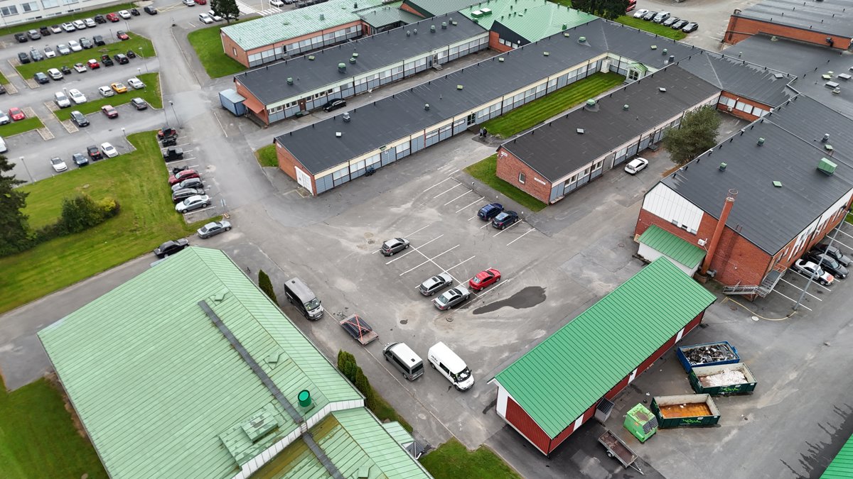 Drone 3d model of Ammattikoulunkatu 9 Parking Sedu in paukun paja Aerial drone 3d model in Lapua, Etela Pohjanmaa, FI