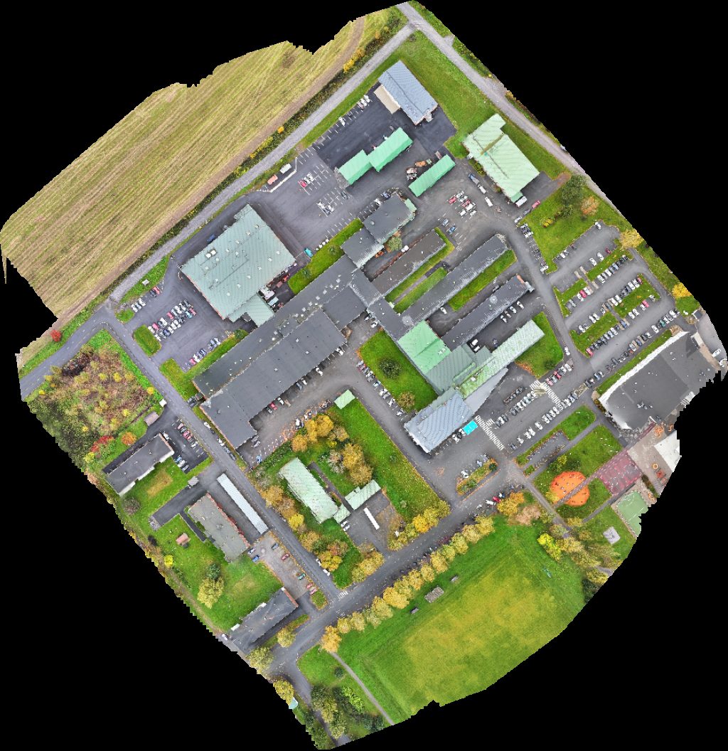 Drone map of Sedu Ammattikoulunkatu 9 Parking in paukun paja Aerial drone map in Lapua, Etela Pohjanmaa, FI