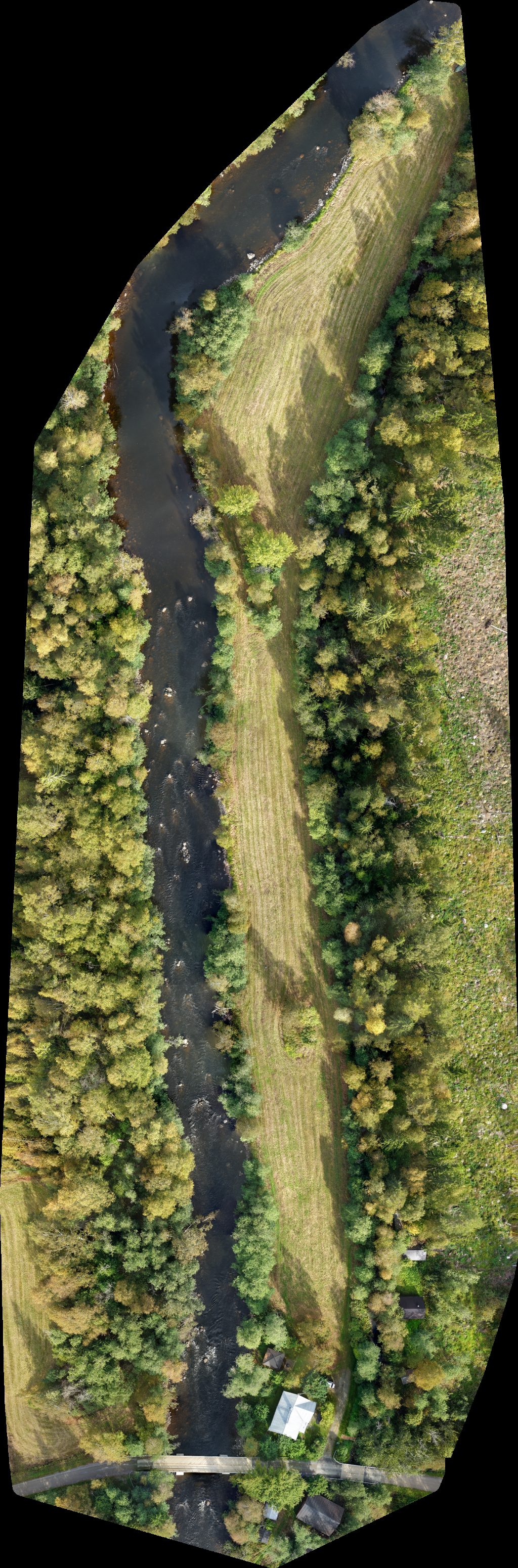 Drone map of Urakoitsija Jouko P Pylkkänen Kostian Mökki Aerial drone map in Tuustaipale, Etela Savo, FI