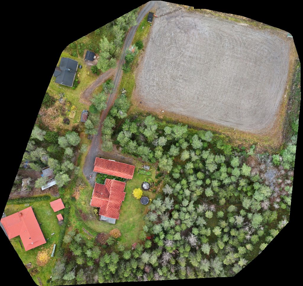 Drone map of Väärälänperän urheilukenttä Paso Risto Kalervo in charging station Aerial drone map in Oulu, Pohjois Pohjanmaa, FI