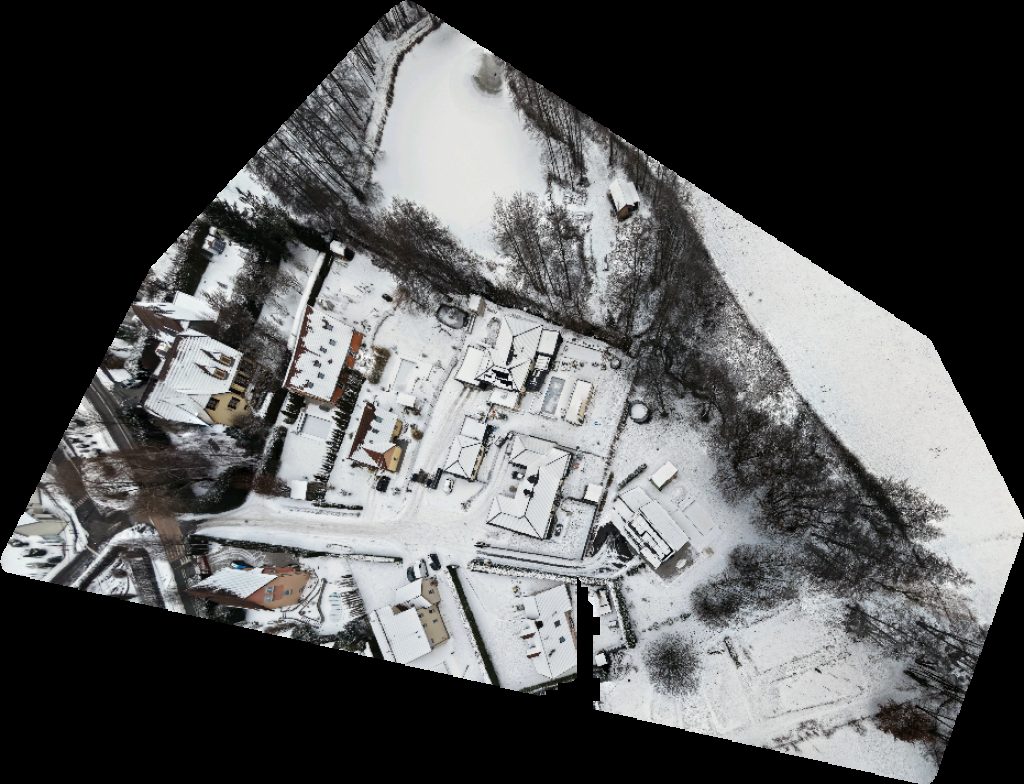 Drone map of Production d Energie Solaire Public Primary School Evette in grandes planches Aerial drone map in Évette-Salbert, Bourgogne Franche Comte, FR