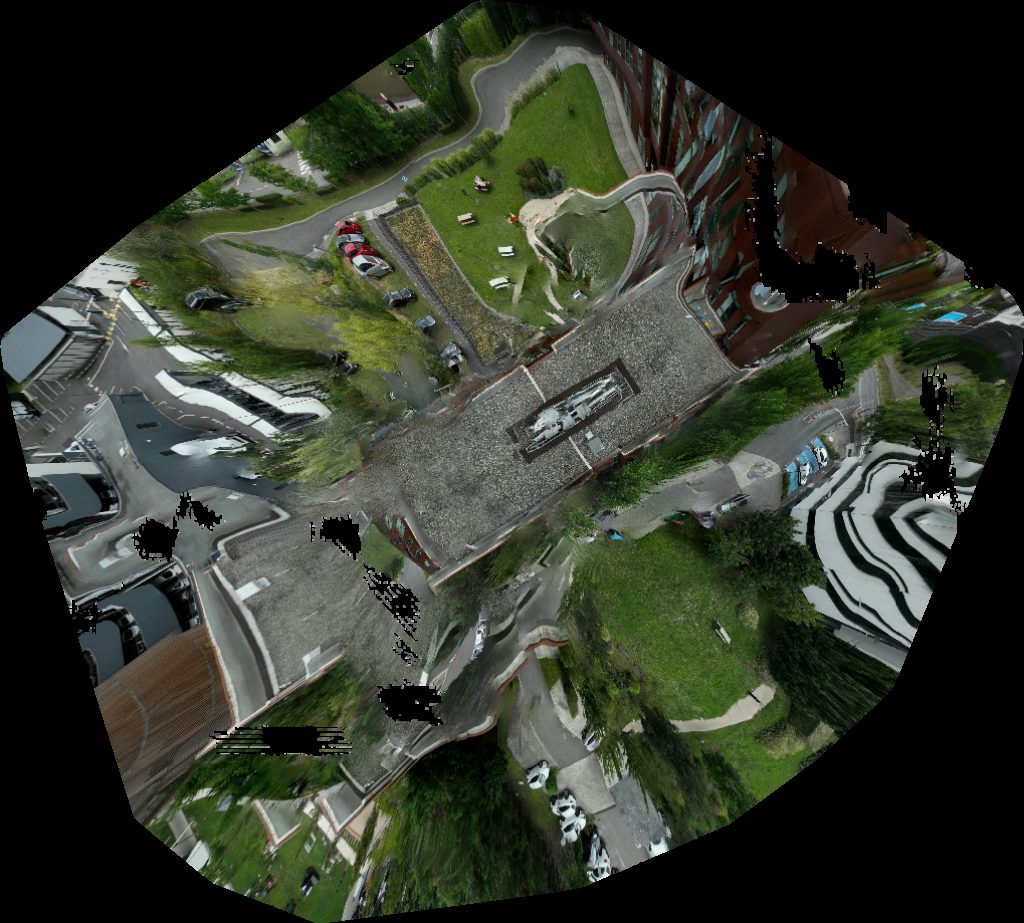 Drone map of People Vox Campus Sncf in de toulouse Aerial drone map in Balma, Occitanie, FR