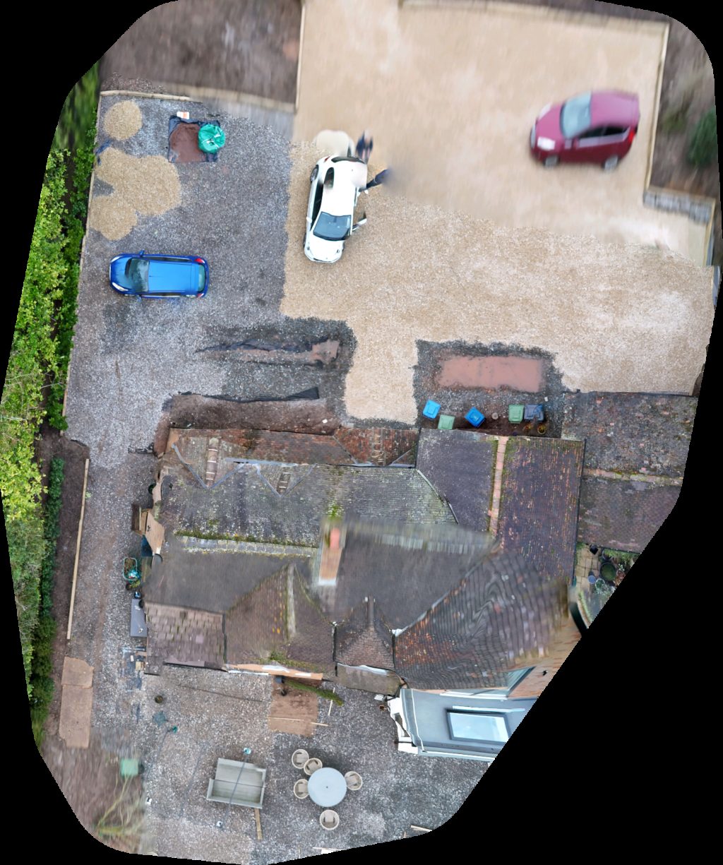 Drone map of Halfacre Cottage Yoga With Karen Sear Aerial drone map in Claverdon, England, GB