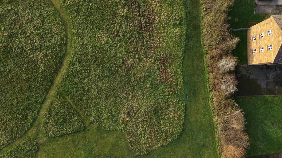 Drone 3d model of Grace gardens Riders Lane in purbrook way Aerial drone 3d model in Hampshire, England, GB