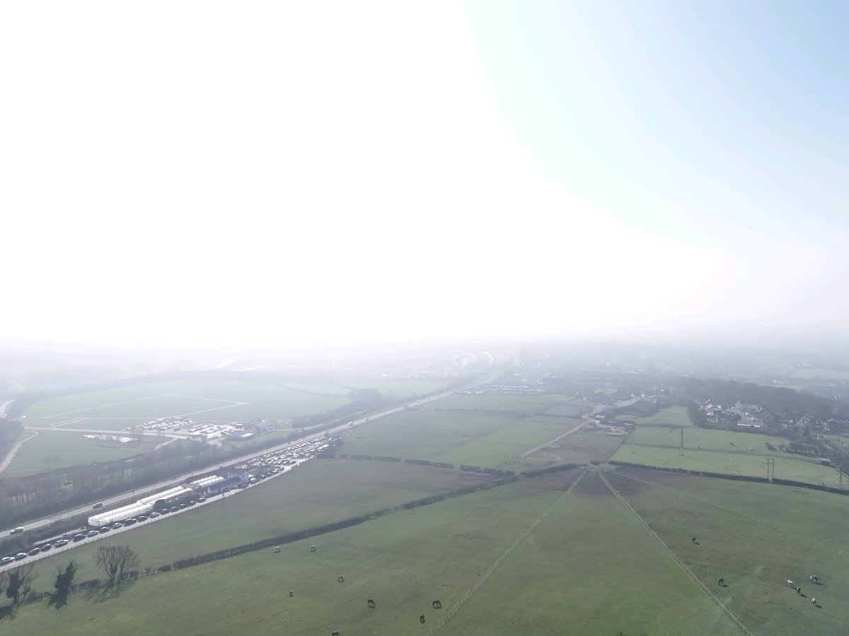 Drone 3d model of National Trust Penshaw Monument Chester Road in Penshaw Aerial drone 3d model in Houghton le Spring, England, GB