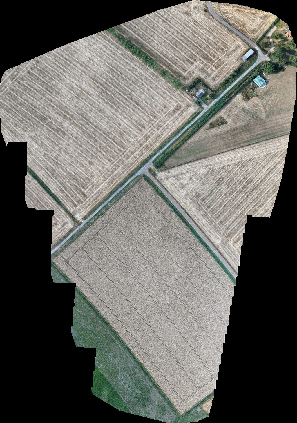 Thumbnail preview for Drone Map of Orchard Cottages Bewick Cottage Charming Cosy Country Holiday Home in Littleport, England, United Kingdom