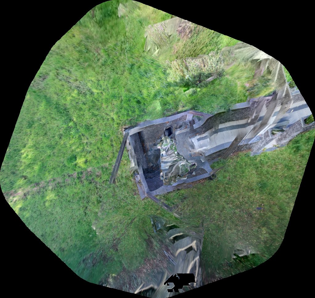 Drone map of The Walled Garden Bryan Co Solicitors in stewart park Aerial drone map in Marton-in-Cleveland, England, GB