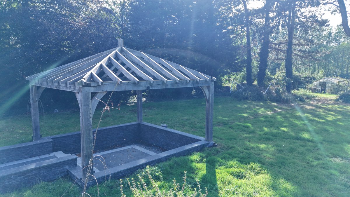 Drone 3d model of The Walled Garden Henry Bolckow Centre in stewart park Aerial drone 3d model in Marton-in-Cleveland, England, GB