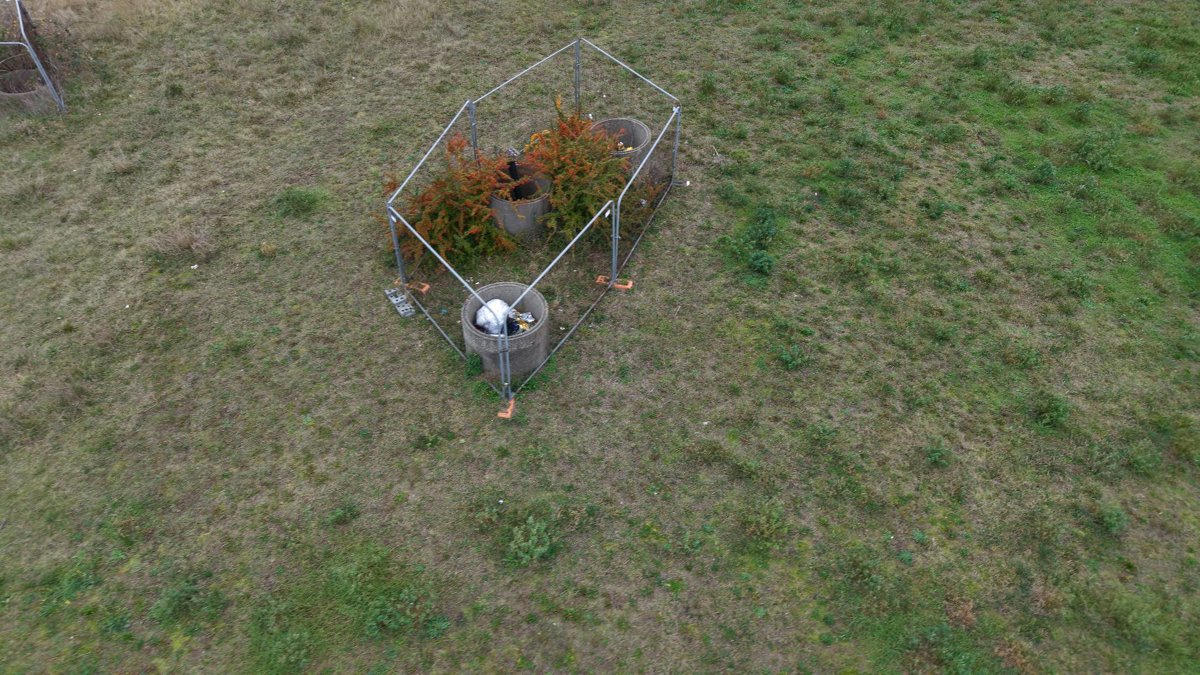 Drone 3d model of Memorials Grinding Machine Spares in Castle View Business Centre Aerial drone 3d model in Medway, England, GB