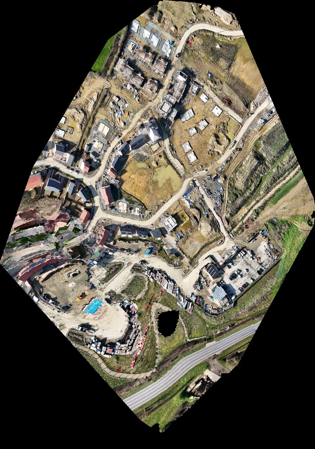 Drone map of The Gutter Clean Company Blyth Valley Landscaping Ltd Aerial drone map in Norfolk, England, GB