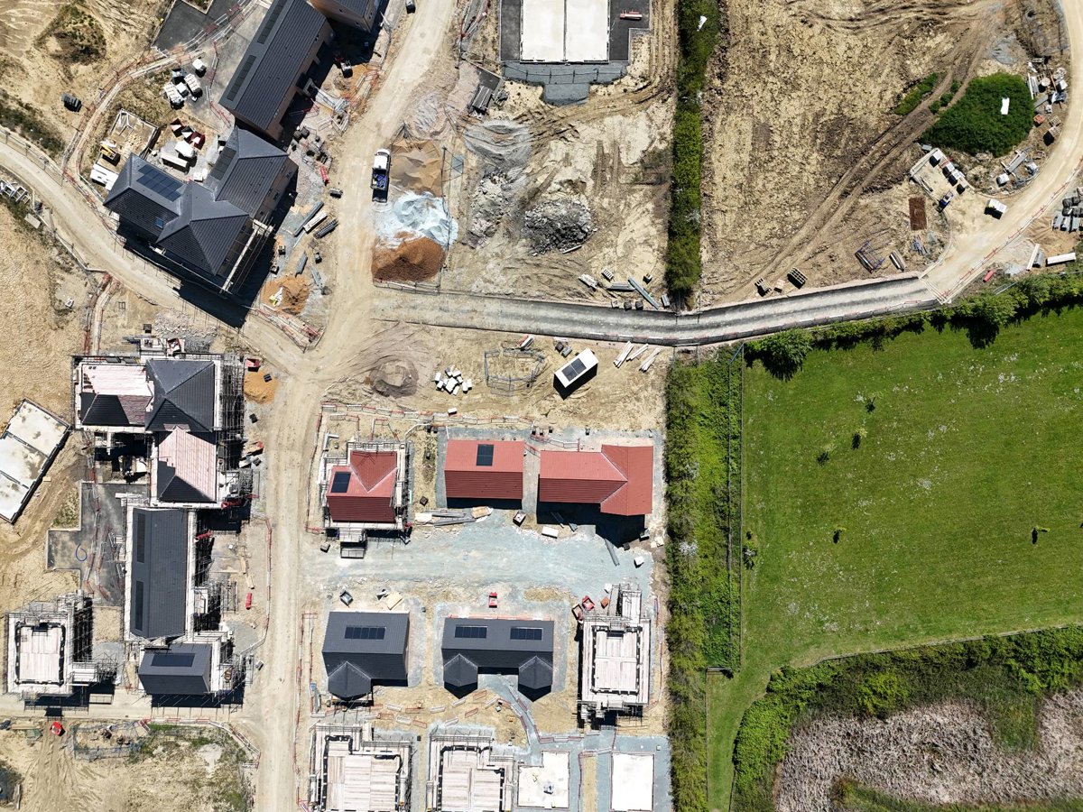 Drone 3d model of The Gutter Clean Company Lancaster Crescent Aerial drone 3d model in Norfolk, England, GB