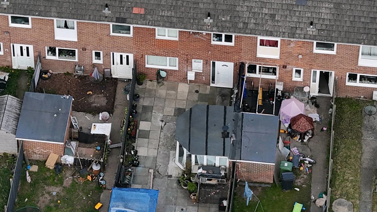 Drone 3d model of Turtle Tots at Josephine Butler Campus The Robert Stephenson in community centre Aerial drone 3d model in Northumberland, England, GB