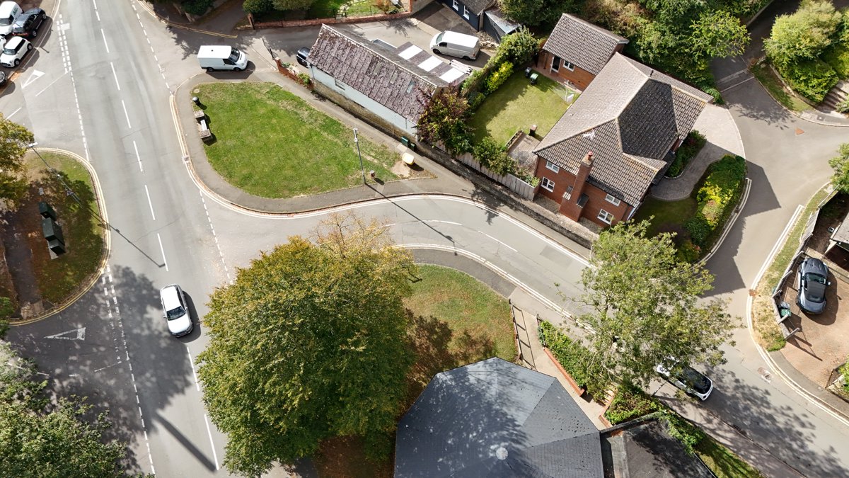 Drone 3d model of Library Slimming World in slimming world Aerial drone 3d model in Raunds, England, GB