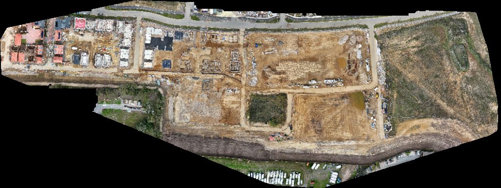 Drone map of SuffolkWire Mayhew a G in Brightwell Barns Aerial drone map in Suffolk, England, GB