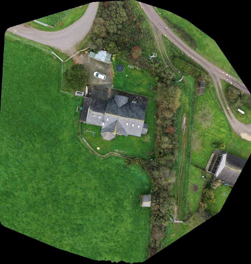 Drone map of Treswarrow Kennels and Cattery Apple Tree Shepherd s Huts in trelights junction Aerial drone map in Trelights, England, GB